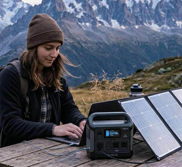 Módulo Energético Transportable en uso a campo